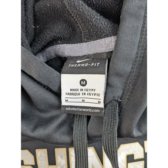 Mens Nike Thermafit Hoodie Sweatshirt Size M Pullover Washington Football Swoosh - Picture 6 of 10